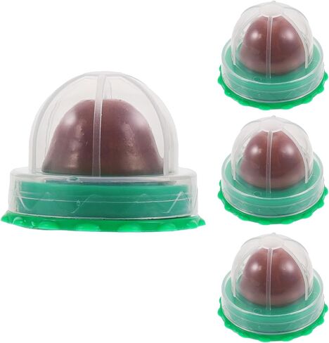 POPETPOP 4 قطع كرة النعناع البري للقطط - كرات النعناع البري لعق طبيعية صالحة للأكل عصا حائط للقطط على لعبة لعق القطط - فيتامين النعناع البري بودنغ الحيوانات الأليفة الصحية مصاصة تساعد على الهضم (نكهة عشوائية) in Saudi Arabia
