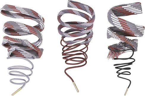 منظف ​​تجويف Allen BORE-NADO، حبل تنظيف البرميل، ثعبان البندقية - للمسدسات والبنادق أو البنادق، رمادي/أبيض/أحمر، عيار .30 (70581) in Kuwait