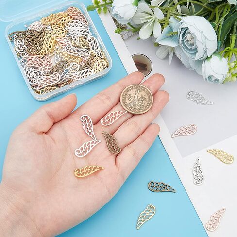 SUPERFINDINGS 120Pcs 3 Colors Peace Sign Symbol Charms Pendant 2 Sizes Vintage Alloy Peace Charms Jewelry Peace Pendants Peace Sign Necklace Bracelet Pendants for Jewelry Making in Kuwait