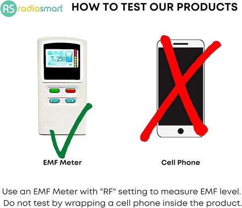 Radia Smart 5G Blocking, EMF Protection Baby Blanket, Pregnancy Belly Shielding, Organic Cotton, 30"x35" in Kuwait