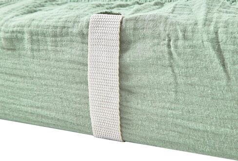 Baby Muslin Changing Pad Covers, Neutral Fitted Muslin Diaper Changing Table Pad Sheet Covers for Newborns Infants Baby Boys Girls (Beige) in Kuwait