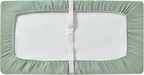 Baby Muslin Changing Pad Covers, Neutral Fitted Muslin Diaper Changing Table Pad Sheet Covers for Newborns Infants Baby Boys Girls (Beige) in Kuwait