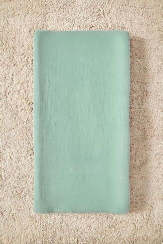 Baby Muslin Changing Pad Covers, Neutral Fitted Muslin Diaper Changing Table Pad Sheet Covers for Newborns Infants Baby Boys Girls (Beige) in Kuwait