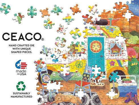 Ceaco - Happy Camper - Canyon Camper - Oversized 300 Piece Jigsaw Puzzle in Saudi Arabia