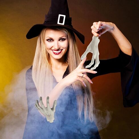 8 قطع من أيدي الزومبي للهالوين يد بلاستيكية وهمية هيكل عظمي واقعي للهالوين زينة دعائم منزل مسكون in Kuwait