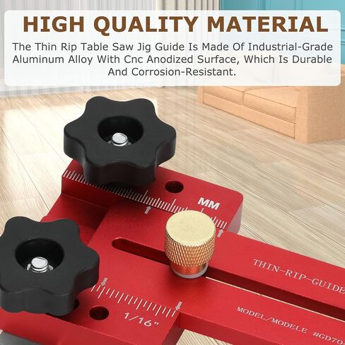 دليل رقصة منشار طاولة رفيع ممتد، دليل رقصة منشار شريطي، دليل سياج منشار طاولة متوافق مع معظم منشار طاولة جهاز التوجيه، منشار شريطي للطاولة، يستخدم لقطع الشرائط الضيقة المتكررة in Kuwait