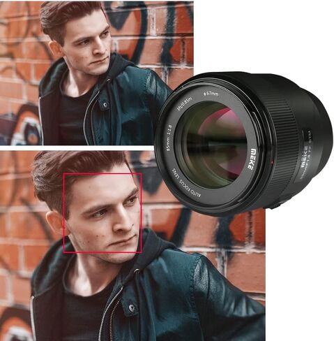 Meike 85mm f1.8 AutoFocus STM (محرك متدرج) عدسة كاملة الإطار، فتحة كبيرة متوسطة المقربة عدسة صورة رئيسية ثابتة لكاميرات Nikon Z Mount Z9 Z5 Z6 Z7 Z6II Z7II Z50 Z30 Z fc + mcoplusCleanCloth in Kuwait