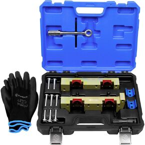 17PCS Engine Timing Tool Kit with Fuel Injector Remover Installer Tool, Compatible with Mercedes Benz M133 M264 M270 M274, Camshaft Locking Alignment Timing Tools Set