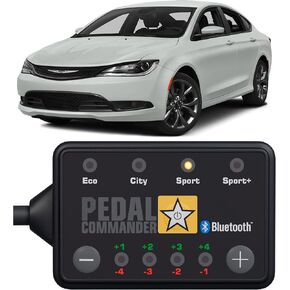 PEDAL COMMANDER for Chrysler 200 2015-2017 Throttle Response Controller Fits: 2nd Gen, C, LX, S, Limited, Touring, 2.4L 3.6L, Chrysler 200 Accessories