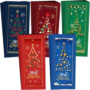 150 Pieces Christmas Currency Envelopes Xmas Money Cash Greeting Card Holder Winter Christmas New Year Greeting Envelopes for Cards Cash Tips Coins Presents Gift Company Bonuses 2.88 x 6.5 Inch