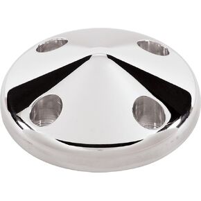 Billet Specialties 84220 Polished Long Water Pump Pulley Nose Cone for Small/Big Block Chevy
