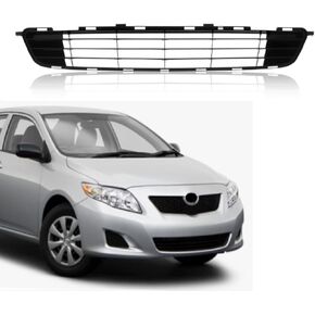 Front Bumper Lower Grille Compatible With Toyota 2011 2012 2013 Corolla Sedan (Base CE LE S L XRS) Front Bumper Grill Center
