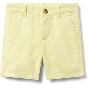Janie and Jack Boys Linen Flat Front Short (Toddler/Little Big Kids)