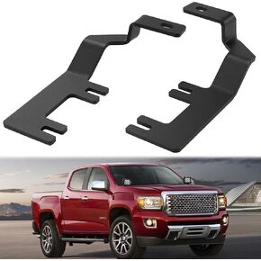 Ditch Light Brackets Compatible with 2015-2022 Chevy Colorado, 2015-2021 GMC Canyon, Hood Hinges Light Bracket Mount for Auxiliary Offroad LED Pod Light Work Lights