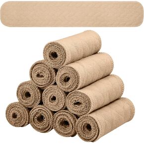 Toulite 10 Pcs Cotton Bra Liners Boob Sweat Pads 3 Layer Rectangle Under Bra Pads Sweat Liners for Women Sweating Supplies in Saudi Arabia