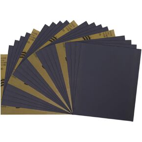 20 PCS Sandpaper Sheets 800 Grit Waterproof Sand Paper Abrasive 9 x 11 Inch Silicon Carbide Arbitrary Shape Cropping for Wood Drywall Metal Resin Polishing Grinding Automotive Sanding by MAXMAN