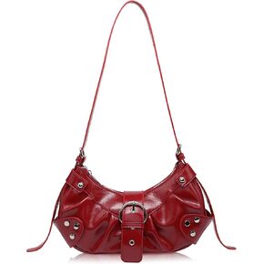 Shoulder Bag for Women - PU Leather Purse Adjustable Strap Hobo Crossbody Handbag with Zipper Closure