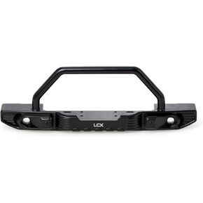 LCX Racing 1/10th RC Crawler Car CNC Machined Aluminum Alloy Front Bumper for RC Car Axial SCX10 III SCX10.3 AXI03007, Upgrades Parts Accessories