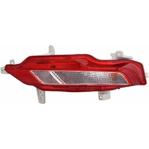 For Hyundai Tucson 2022 2023 2024 Back Up Tail Light Driver Side | Clear & Red Lens | Made of ABS Plastic | SE/SEL/Limited/Essential/Preffered/Hybrid Models | Replacement For HY2882107 | 92405-N9000