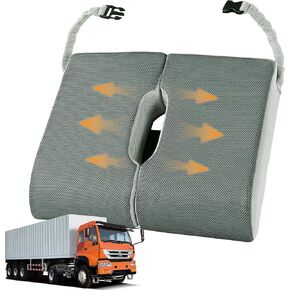 ROYALAY Seat Cushion for Truck Driver, Widen and Thicken Seat Cushion with Adjustable Strap, Ergonomic Pillow for Long Sitting, Extra Large Semi Truck Seat Cushion for Truck Driver