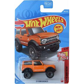 Hot Wheels '21 Ford Bronco، [برتقالي] آنذاك والآن 3/10
