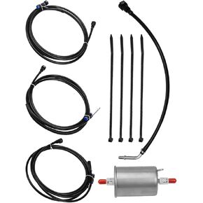 Nylon Fuel Lines Kit Fit for Chevy Silverado GMC Sierra 1500 2500 3500 4.8L 5.3L 6.0L 8.1L Pickup Truck 1999-2003, Automotive Fuel Line Repair Kit Replace FL-FG0053 FG0053 NFR0003