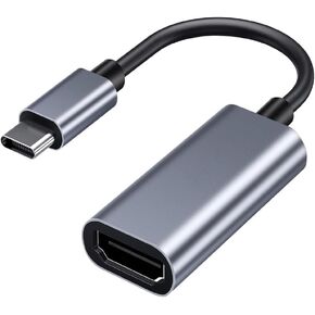 محول WISYIFIL USB C إلى HDMI، كابل محول USB من النوع C إلى HDMI (4K@30 هرتز) (ذكر إلى أنثى) مع MacBook Pro وMacBook Air/iPad Pro والمزيد (متوافق مع منافذ Thunderbolt 3/4) in Kuwait
