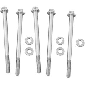 ARP 611-4500 Stainless Steel 1/4-20" RH Thread 4.500" UHL 0.3125" 12-Point Bolt with 0.3125" Socket and Washer, (Set of 5)