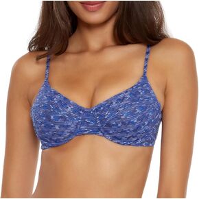 BECCA Women's Sundance Underwire Bikini Top, Adjustable, Swimwear Separates