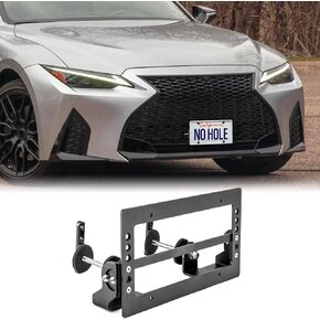 WeiSen Front Grille License Plate Holder Mount Bracket Kit Adjustable Compatible with Lexus, No Drilling