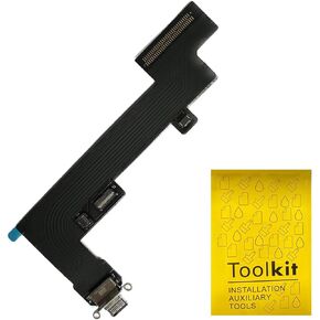 Dock Connector Replacement Compatible with iPad Air 4 4th/ 5 5th Gen 10.9 inch Charging Port Replacement Assembly Flex Cable(Blue) WiFi Version