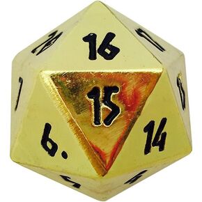 Norse Foundry Dead Mans Gold Countdown 25mm Full Metal D20 Dice Life Counter TCG CCG …