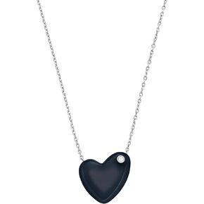 Skagen Women's Sea Glass Silver, Rose Gold or Gold Tone Stainless Steel Pendant Necklace
