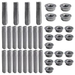 Stainless Steel SBC Oil Pan Stud Kit Bolts Fit for Chevy Small Block V8 Engines 265 307 305 383- Easy Installation