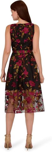 Adrianna Papell Women's Embroidered Midi Dress in Saudi Arabia
