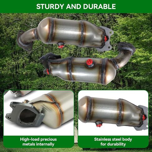 16779 16780 المحول الحفاز الأمامي لـ 200 3.6L 2011-2014، Town & Country 2011-2016، Grand Caravan 2011-2014،2016-2017، Avenger 3.6L 2011-2014، Journey FWD 2011-2017 (متوافق مع وكالة حماية البيئة) in Kuwait