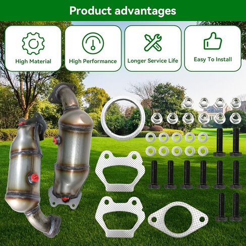 16779 16780 المحول الحفاز الأمامي لـ 200 3.6L 2011-2014، Town & Country 2011-2016، Grand Caravan 2011-2014،2016-2017، Avenger 3.6L 2011-2014، Journey FWD 2011-2017 (متوافق مع وكالة حماية البيئة) in Kuwait