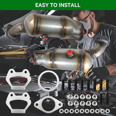 16779 16780 المحول الحفاز الأمامي لـ 200 3.6L 2011-2014، Town & Country 2011-2016، Grand Caravan 2011-2014،2016-2017، Avenger 3.6L 2011-2014، Journey FWD 2011-2017 (متوافق مع وكالة حماية البيئة) in Kuwait