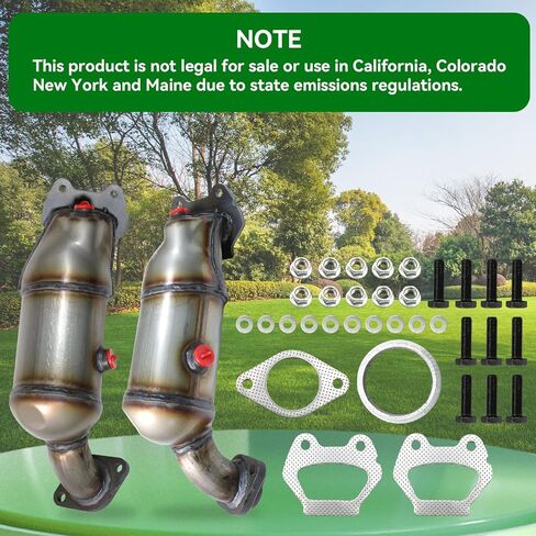 16779 16780 المحول الحفاز الأمامي لـ 200 3.6L 2011-2014، Town & Country 2011-2016، Grand Caravan 2011-2014،2016-2017، Avenger 3.6L 2011-2014، Journey FWD 2011-2017 (متوافق مع وكالة حماية البيئة) in Kuwait