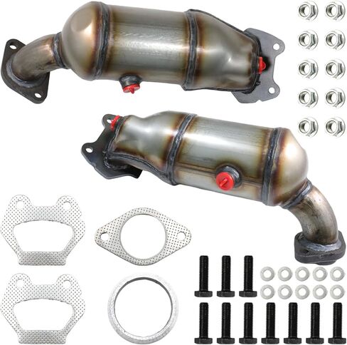 16779 16780 المحول الحفاز الأمامي لـ 200 3.6L 2011-2014، Town & Country 2011-2016، Grand Caravan 2011-2014،2016-2017، Avenger 3.6L 2011-2014، Journey FWD 2011-2017 (متوافق مع وكالة حماية البيئة) in Kuwait