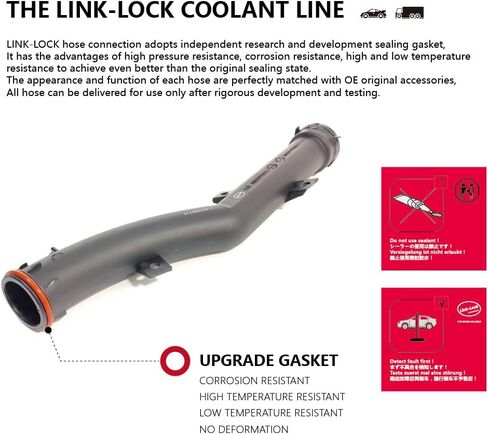 رابط قفل أنبوب التبريد غلاية ثانوية لخزان المياه انبوب ماء A2045017182 2045017182 لمرسيدس بنز M271 m272 c200 e200 glk260 x204 in Kuwait