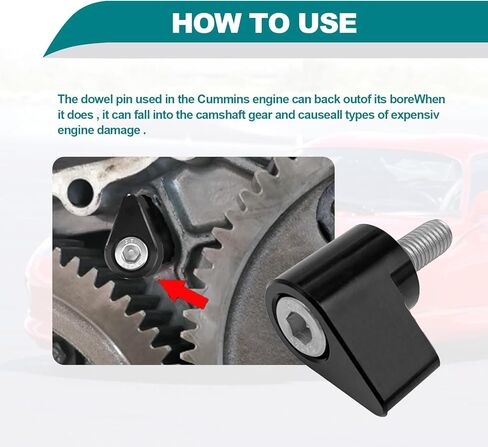 إصلاح Killer Dowel Pin KDP متوافق مع دودج كومينز 12 صمام KDP طقم إصلاح لـ 5.9BT 1989-1998 أسود in Kuwait