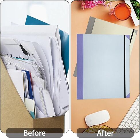 2 PCS 2024 New in Case I Go Missing Binder Organ Style Loose Leaf Binder Important Document Organizer Document Organizer Folio for Birth Certificates Estate Planning (Blue and Yellow) in Saudi Arabia