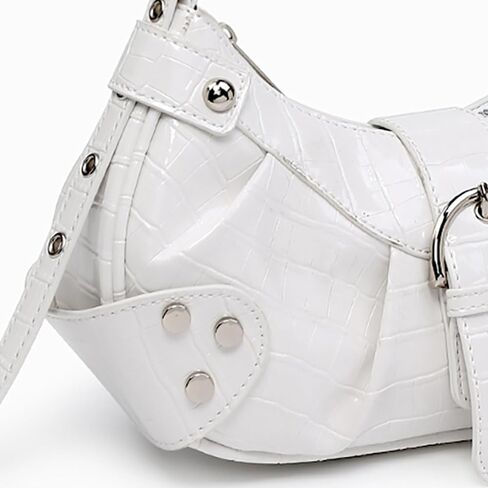 Shoulder Bag for Women - PU Leather Purse Adjustable Strap Hobo Crossbody Handbag with Zipper Closure in Saudi Arabia