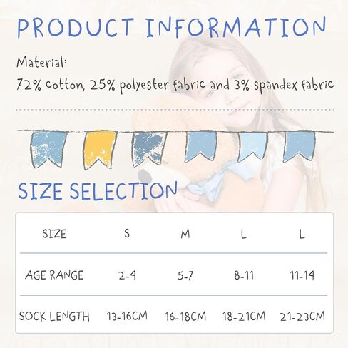 Hellomamma Girls Toddler Cotton Crew Socks Kids Novelty Animal Soft Funny Fashion Casual Breathable Childs Socks 5 Pairs in Kuwait