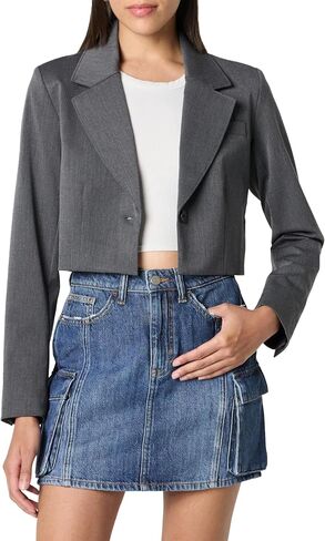 The Drop Women's Reims Cropped Blazer in Saudi Arabia