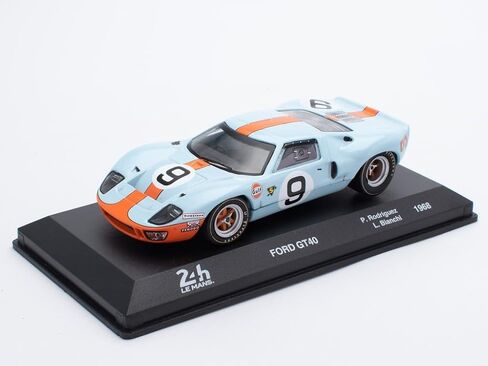 سيارة مصغرة OPO 10 - 1/43 متوافقة مع Ford GT40 - Rodriguez-Bianchi - 1968 - LE Mans LM006 in Saudi Arabia