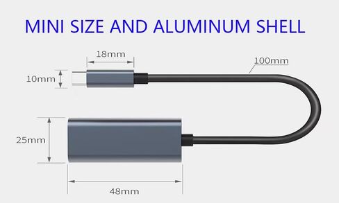محول WISYIFIL USB C إلى HDMI، كابل محول USB من النوع C إلى HDMI (4K@30 هرتز) (ذكر إلى أنثى) مع MacBook Pro وMacBook Air/iPad Pro والمزيد (متوافق مع منافذ Thunderbolt 3/4) in Kuwait