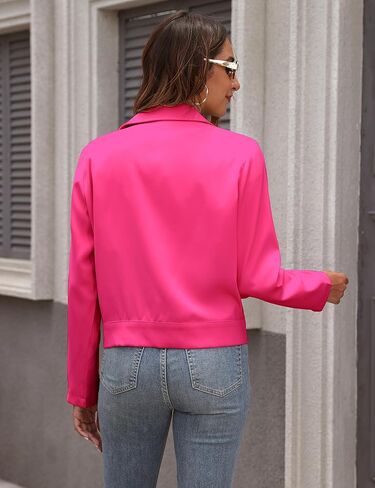 Bloggerlove المرأة اقتصاص معطف واقٍ من المطر كم طويل التلبيب سترات غير رسمية ملابس خارجية مع جيوب سترات مكتب العمل in Kuwait