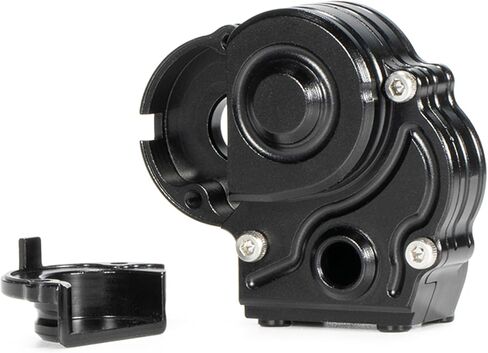UTB18 Capra Transmission Housing Aluminum Alloy Transmission Housing Set Gearbox Cover for 1/18 RC Crawler UTB18 Capra Unlimited Trail Buggy AXI212002 Upgrades (UTB18 Transmission Housing Black) in Saudi Arabia